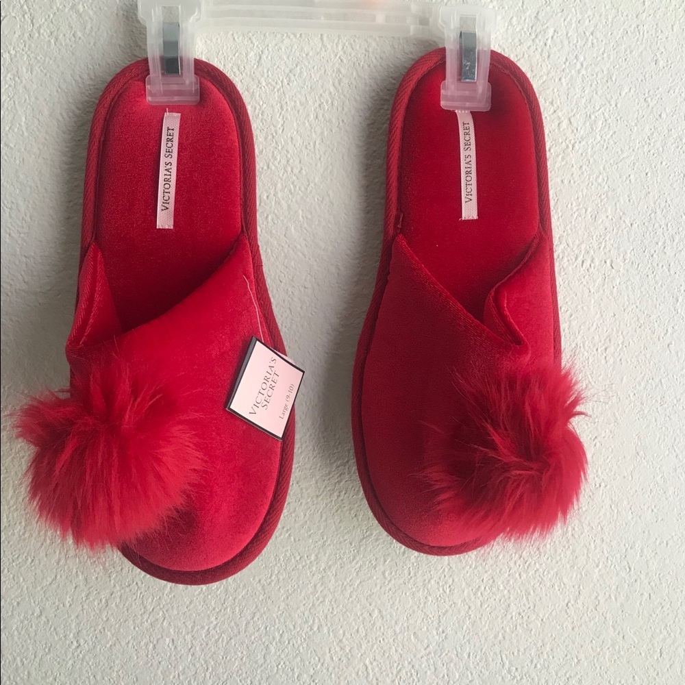Victoria’s Secret Red House Slippers